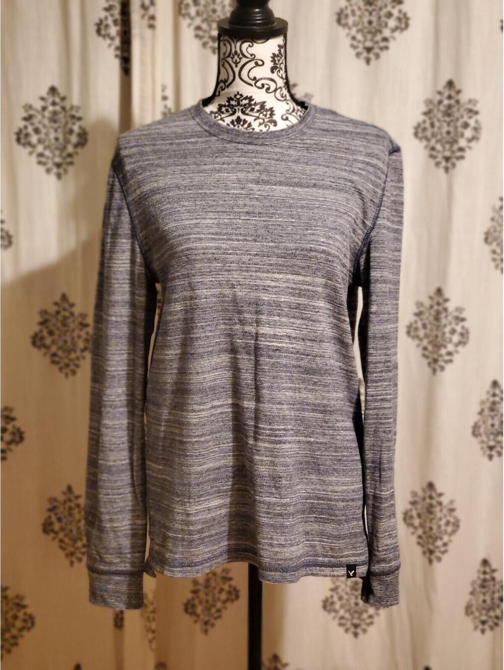 American Eagle Active Flex Heathered Long Sleeve Shirt